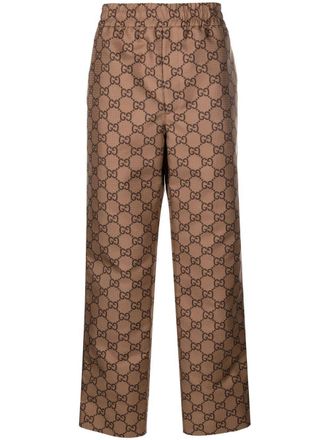 Gucci Cropped broek - Bruin