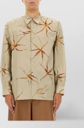 Dries Van Noten floral long sleeve tulip print top