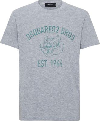 Dsquared2 Light Grey M&eacute;lange Effect T-Shirt