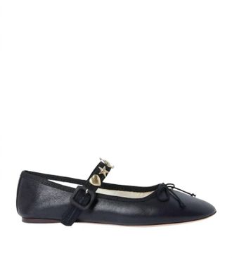 Loeffler Randall Womens Chiara Leather Shoe In Black