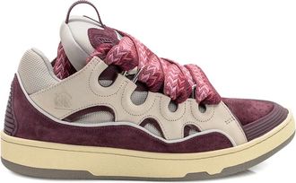 Lanvin Schoenen, Dames, Veelkleurig, 36 EU, Leer, Curb Sneakers