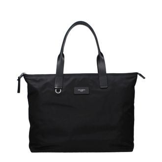 Dolce & Gabbana Herrens Umh&auml;ngetaschen aus schwarzem Nylon