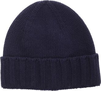 Paolo Fiorillo Stijlvolle Beanie - Heren - Hoeden - Blauw - ONE Size - Wol - Accessoires