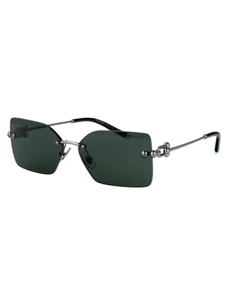 Tiffany & Co. 0TF3088 Rimless Metal Sunglasses - Green
