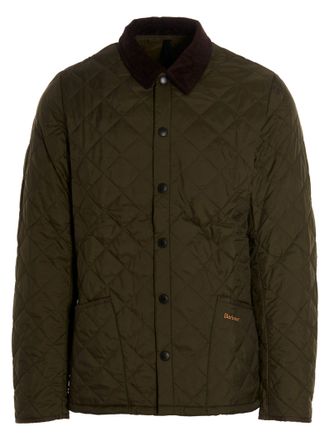 Barbour Heritage Liddesdale Puffer Jackets Green
