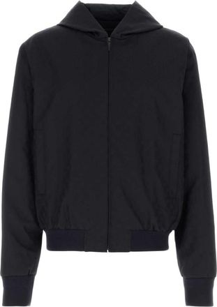 Gucci Black Solid Hood Jacket