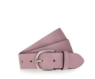 Mustang Lederg&uuml;rtel MUSTANG Madison, Damen, Gr. 100, pale rose, Rindsleder, G&uuml;rtel Lederg&uuml;rtel, Mit gepr&auml;gtem MUSTANG-Logo auf der Schlaufe, 3,5 cm