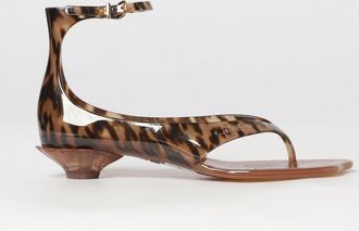 Chlo&eacute; Sandali infradito Jelly in PVC con motivo tartarugato e cinturino
