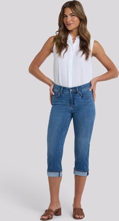 NYDJ Marilyn Straight Crop Jeans In Cool Embrace Denim