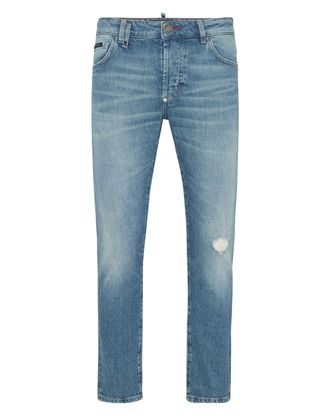 Philipp Plein Denim Trousers Skinny 5 Pockets