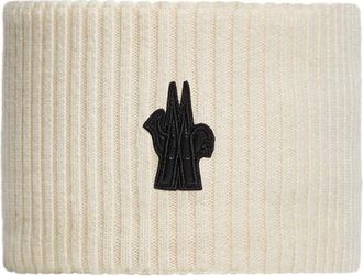 Moncler Moncler Wool Headband, Women, White, Size: One Size