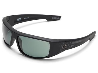 Spy Logan Sport Sunglasses Matte Black Gloss Flag, Grilamid Frames
