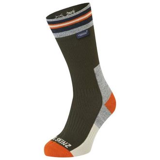 Sealskinz Surlingham Mid Length Multifunktionssocken - Unisex | oliv