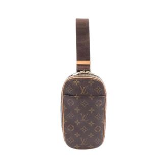 Louis Vuitton Pre-owned Pochette Gange Monogram Heuptas - Dames - Pre-owned - Bruin - Maat: ONE Size Leer