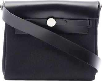 Herm&egrave;s Pre-owned Hermes Military Toile and Vache Hunter Herbag Zip 20 Ladies P0M9M7S8HQN92REG