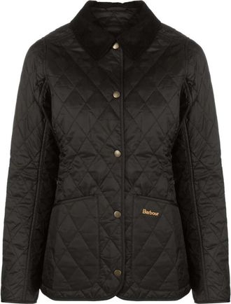 Barbour Zwarte Gewatteerde Jas Damesmode - Dames - Zomerjassen - Zwart - 2XL - Jassen