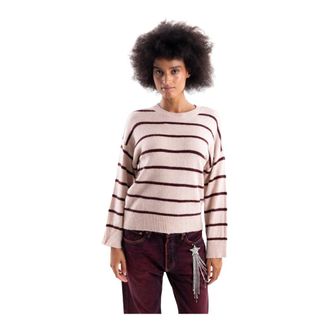 H2O Trui met ronde hals - Dames - Truien - Roze - Maat: L Wol