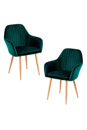 Regalos Miguel Regalos Miguel - Packs Sillas Comedor - Pack 2 Sillas Chic - Verde