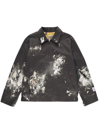 Gallery Dept. Montecito paint splatter-print jacket - Black