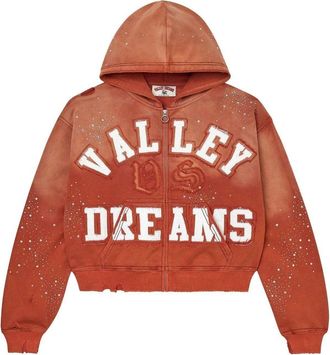 Vale Forever Classico Zip Up Hoodie Orange 11451-1SS2604VFCZUH-ORAN