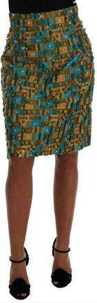 Dolce & Gabbana Pencil Skirts - Dames - Midirokken - Veelkleurig - M - Rokken
