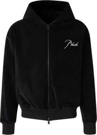 Rhude zip-up hoodie - Black