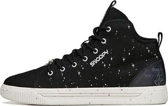 Anta x Snoopy Skateboarding Series Sneakers Black White 912138601-1