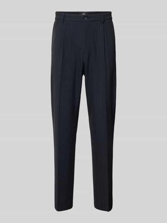 Cinque Straight Fit Hose mit Viskose-Anteil Modell Leto in Marine, Gr&ouml;&szlig;e 102