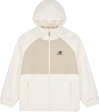 New Balance hooded Casual Jacket Couple Style White AMJ13383-MSU