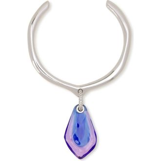 Lanvin Aurore Necklace in Mauve/blue at Nordstrom, Size Small