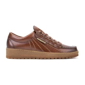 Mephisto Bruine Regenboog Veterschoen - Heren - Sneakers - Bruin - 44 EU - Leer - Schoenen