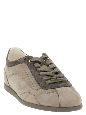 Brunello Cucinelli Nubuck and Suede Sneakers - Grey
