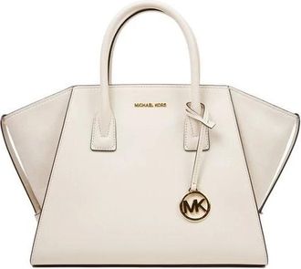 Michael Kors Bolso satchel grande Avril con cierre superior - Bags - Mujer - Beige - ONE SIZE