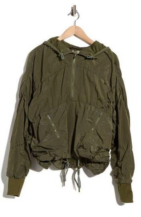 Free People FP Movement FP Light Packer Water Resistant Hiking Pullover in Holly at Nordstrom Rack, Size Medium