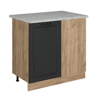Vicco Armario De Esquina R-line, Antracita Casa De Campo, 86 Cm Et M&aacute;rmol