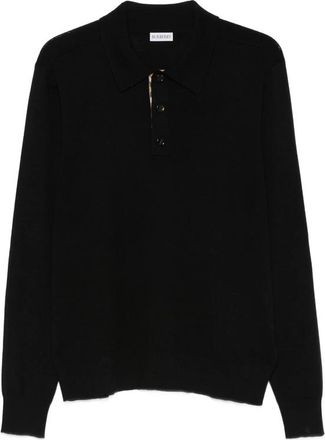 Burberry Long-sleeve Polo Shirt