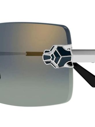 Cartier CT0598S Rimless Silver Sunglasses - Silver