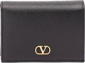 Valentino Accessoires, Dames, Zwart, ONE Size, Leer, VLogo Continental Portemonnee