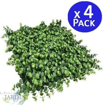 No Brand No Brand - Pack 4 Jardin Vertical Irolia 50x50 Cm Planta Artificial Decoraci&oacute;n Pared Interior Exterior Jardines Verticales