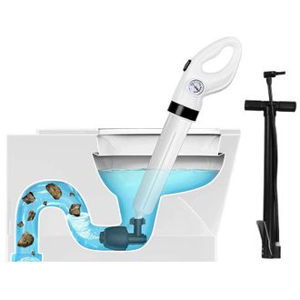 OEM Desatascador De Alta Presi&oacute;n - Desatascador De Inodoro Con Bar&oacute;metro - Materiales: Abs, Pvc, Acero Inoxidable - Presi&oacute;n De Hasta 0,6 Mpa -crezuo