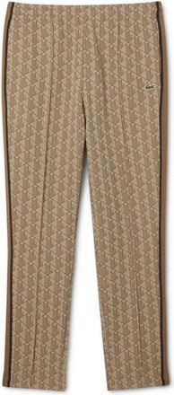 Lacoste Paris Monogram Trainingsbroeken - Heren - Sweatpants - Bruin - S - Katoen - Broeken