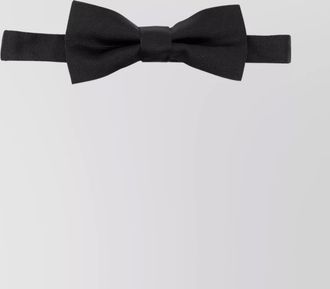 Dsquared2 silk fine ribbed bow tie