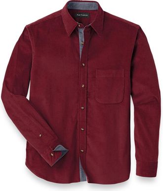 Paul Fredrick Cotton Corduroy Casual Shirt