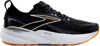Brooks Mens Glycerin 22 Running Shoes In Black / Country Blue / Orange Pop
