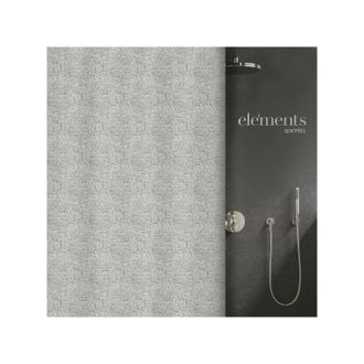 Spirella Spirella - Cortina De Ducha Poli&eacute;ster Ilo 240x180cm Gris Antarcita Elements De