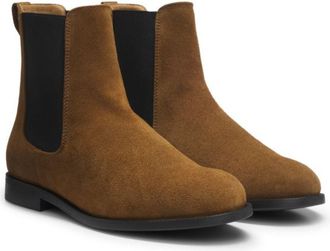 BOSS Suede Chelsea boots with Double B hardware