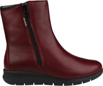 Mephisto Rode Ergonomische Enkellaars voor Vrouwen - Dames - Enkellaarsjes - Rood - 37 EU - Leer - Schoenen