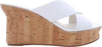 Ferragamo Ant 70 Nappa Wedge Sandals, Size 7.5 D