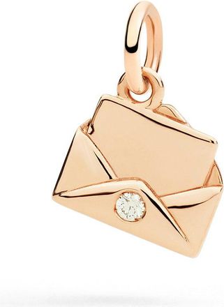 Dodo CIONDOLO LETTERA ORO ROSA & DIAMANTE