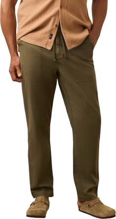 Faherty Dune Drawstring Utility Pants in Light Pine at Nordstrom Rack, Size Xx-Large